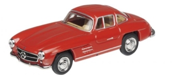 Schuco 452040104 - 1:64 - Mercedes-Benz 300 SL Flügeltürer - rot